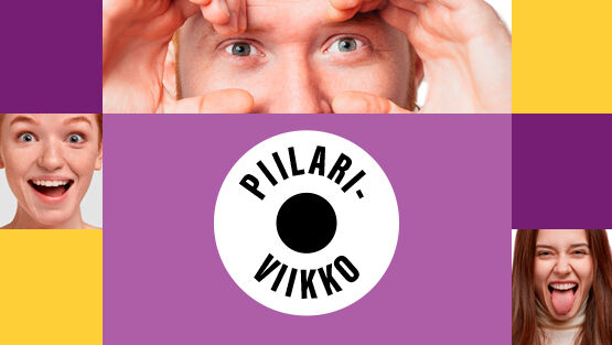 Piilariviikko -ikoni ja ihmisten kasvoja